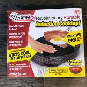 NWT ! Nuwave 2 induction cooktop and pan!